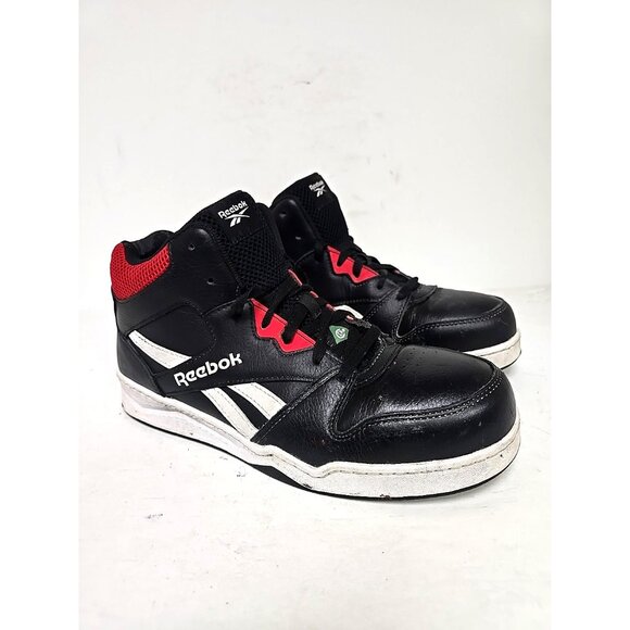 Reebok Men\'s IB4132 High Top Composite Toe Work Sneaker Boot Black Red Size 10W main image 4